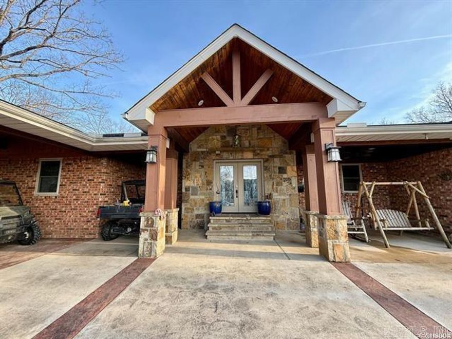 Family Home Perfect for Entertaining on 10 Private Acres! Where space, privacy, and functionality come together. This beautiful 4-bedroom, 3-bathroom home offers room for everyone with two spacious living areas, an office ideal for working from home. The chef’s kitchen is designed to impress, featuring lot's of counter space, quality cabinetry, and an ideal layout for hosting gatherings and holidays. The open flow between living spaces and the pool makes entertaining effortless. Step outside and enjoy your own private retreat. The in-ground swimming pool, expansive outdoor living areas, and 10 acres of land create the ultimate setting for relaxing or hosting friends and family. A private gated driveway provides security and seclusion, while the metal shop offers incredible space for hobbies, storage, equipment, or business use. Also has a mother-n-law tiny home located on the property. If you’ve been searching for acreage, privacy, a pool, shop space, and a home built for entertaining - this one checks every box.