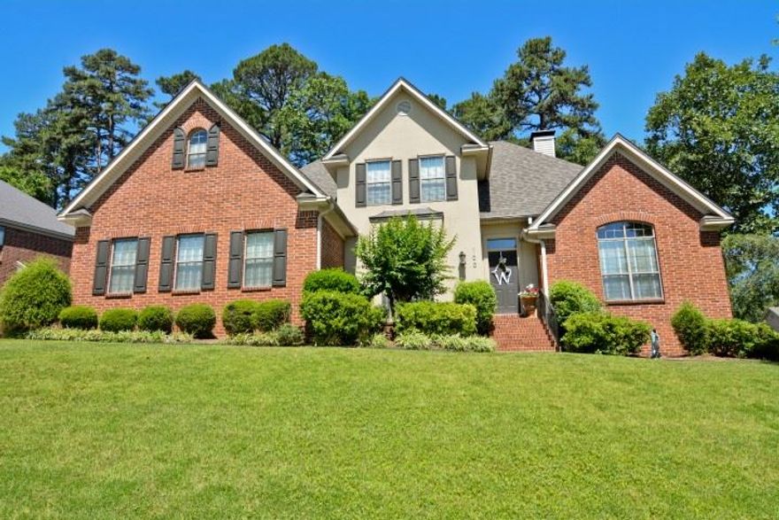 This is a fabulous home in one of Chenal Valley's most desired neighborhoods! Like new condition with hardwood flooring through-out downstairs.  Updated appliances,  granite countertops in the kitchen, master down with 3 bedrooms up, PLUS a bonus room/office, side loading garage, fully fenced with a basketball court in back. Located on a large corner lot, close to shopping, schools & neighborhood pool.