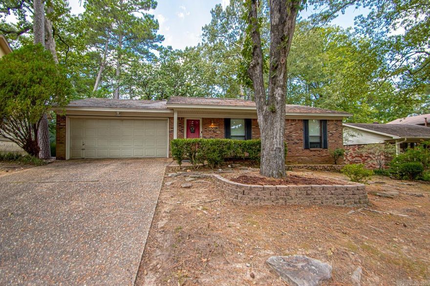 One level, 3 bedroom 2 bath home nestled on a  shaded lot in coveted Otter Creek Community of Little Rock .  The spacious living room features a fireplace and vaulted ceiling.  Dining area that exit to out to patio.  Primary suite apart with walk in closet.  2 additional bedrooms with shared bath.  Large fenced backyard. Located just minutes to all essential services: schools, banks, grocery, restaurants, gas, post office, pharmacy, library, etc.  3 minutes to Bass Pro Shop and Outlet Mall.  Enjoy the exclusive use of the Otter Creek HOA amenities such as pool, parks, walking trails, tennis courts, pickle ball courts, gym and clubhouse.