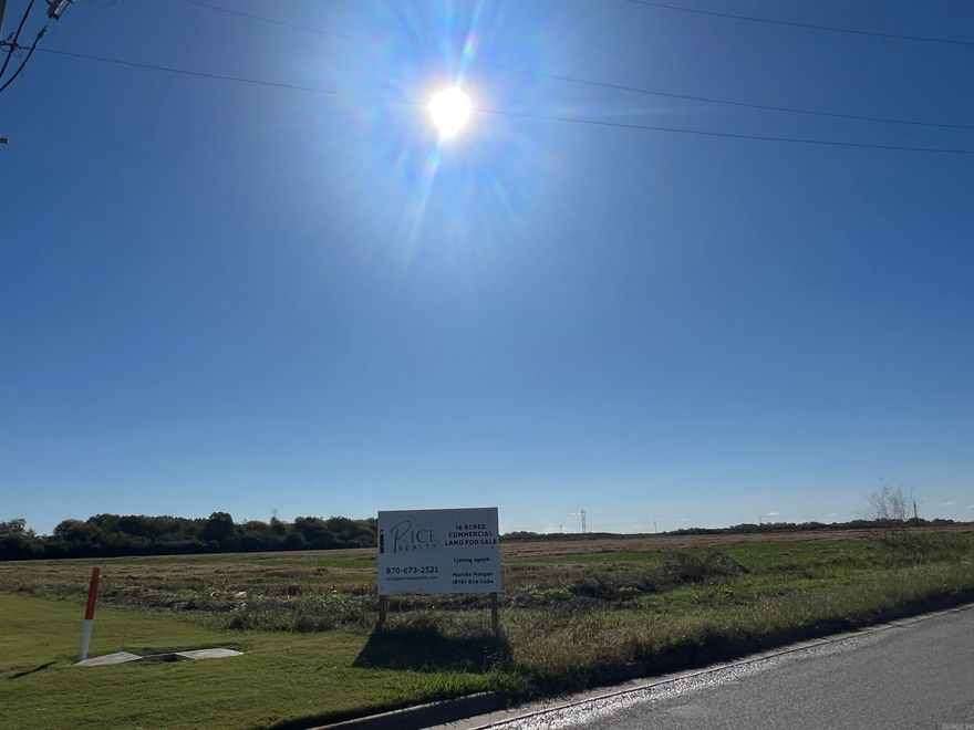 This is an investment opportunity! This land runs along the east of the Stuttgart Walmart, and includes the land behind the Walmart Store continuing west over to South Main Street. A great location to build retail, apartments, or many other investment opportunities within the zoning requirements in the busiest business district of town.