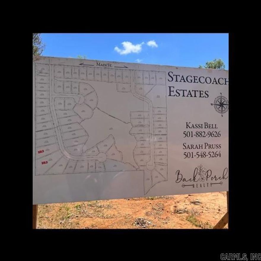 Gorgeous new subdivision!!! Lake front lots are available! Stagecoach Estates is going to be a beautiful setting. Enjoy the peaceful views of the water or lots that back up to woods. Almost all lots will have a view that everyone will love. This private subdivision will only have 69 lots total. Very private setting but close to all amenities Cabot has to offer. Fall in love with this place today! This place will be the place for you to build your dream home!!! Curbed streets, sewer, water and electricity to each. All utilities will be underground. SEE AGENT REMARKS!