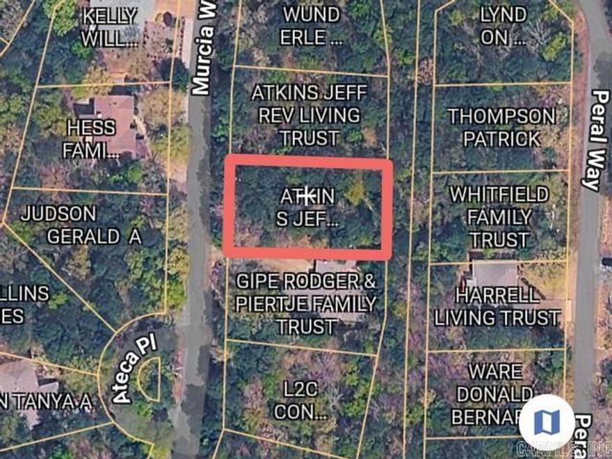 A rare West Village "triple".  This listing covers 2 adjacent lots, Lots 004 & 005 Block 05 Montana Subdivision, Garland County, Hot Springs Village AR.  A 3rd adjacent lot is available (same listing agent, different Seller).  Lot dimensions and acreage includes both lots.  POA Assessment is a total for the 2 lots.  Property addresses are 57 & 59 Murcia Way.  $300 Buy-In fee for HSV POA for first time buyers.