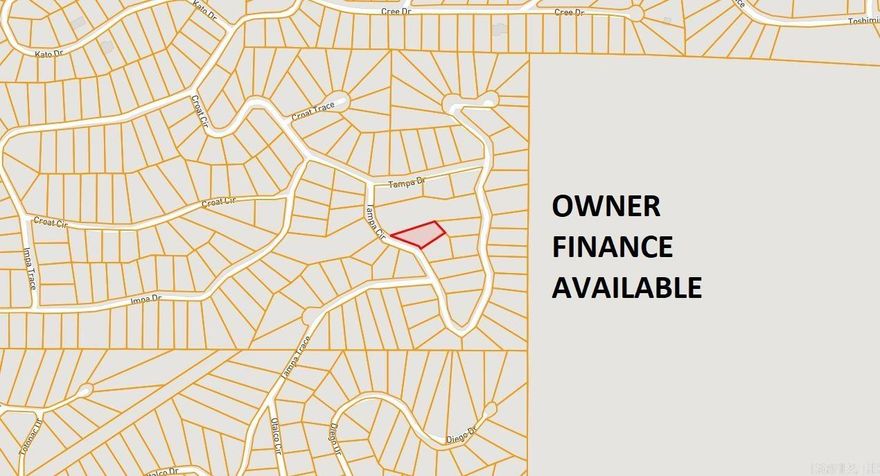 Owner-finance for easy terms. Cash buyers can pay by debit or credit card as well. Nice size lot to develop or hold for future value. Public water and electric are available to run to property and will need septic. Owner/agent. Finance is an extra $50 with no interest or prepayment penalty. 5 months at $189 and closing costs are included. Buyer responsible for any/all taxes and lots sold "as-is".  Parcel ID# 280-00945-000