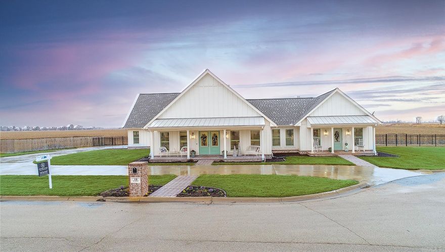 This Southern Living Cottage of the year plan is not just a home; it's a testament to the art of fine living. Immerse yourself in luxury, where every detail has been crafted to elevate your lifestyle to new heights.  The circular driveway welcomes you with exterior porches that seamlessly blend the indoor & outdoor living experience. The grilling kitchen has stainless appliances & granite countertops, creating a unique dining experience. Host gatherings where the aroma of gourmet delicacies mingles with the crackling warmth of the outdoor fireplace for entertaining guests under the starlit sky. Inside the luxury continues. The open floor plan creates a sense of fluidity, connecting the living spaces effortlessly. The interior features 3 indoor fireplaces strategically placed to fill every room with warmth & charm. This chef’s dream kitchen, boasts granite countertops and a gas cooktop. Adjacent to the main living area, a 2nd living space with its own kitchen ideal setting for intimate gatherings. Practicality meets luxury with a heated & cooled 3-car garage, generator, safe room, ample storage, & a tankless water heater. Call or text today for more information!