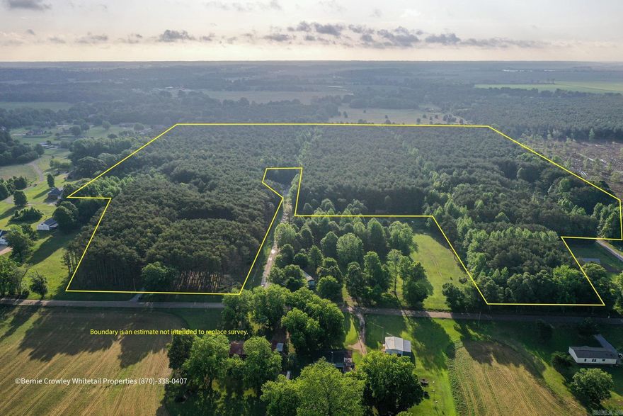 +/- 58 Acres of pine timber with mixed understory south of the Jade Estates development near Barton, AR.  Within moments of HWY 49, this property is adjacent to the most recent residential development in Phillips County.  It is moments from Barton High School.    Covered with CRP pine timber, the timber could be sold and the land cleared for a farming opportunity; cleared and used for additional residential development; used as a hunting and recreational property, or any combination of the three.