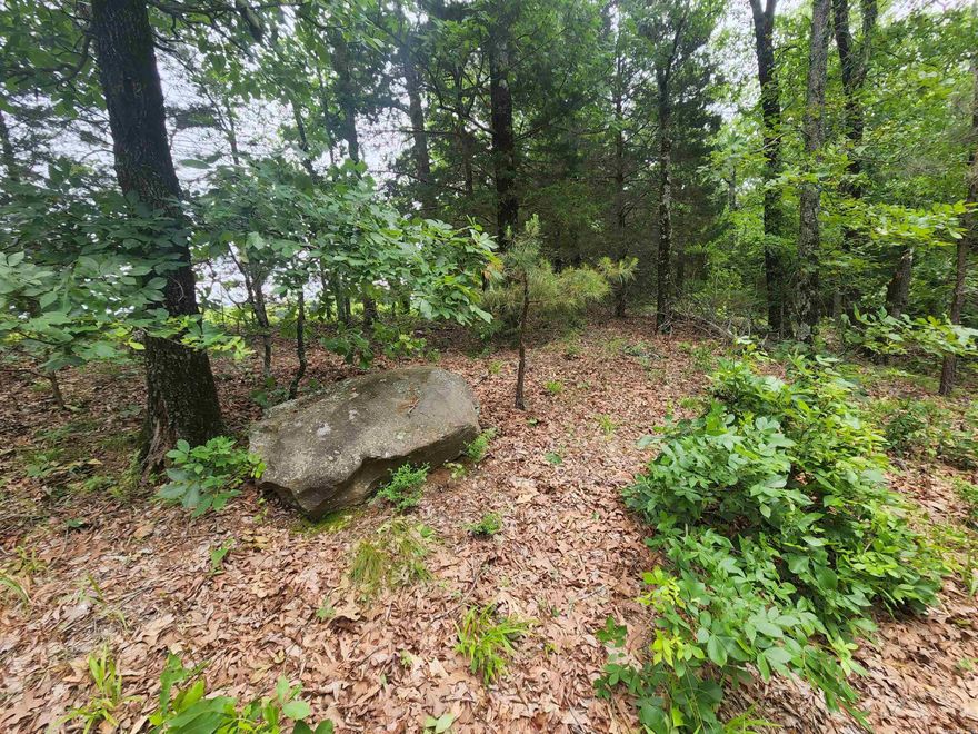 Welcome to the market this unrestricted property with the potential for an amazing view. This piece of property offers large rock formations, beautiful mature trees and is just off of a paved road where you have water and power then a legal access to the property. Build your dream home, bring your camper, or many more endless possibilities for this beautiful piece of land.