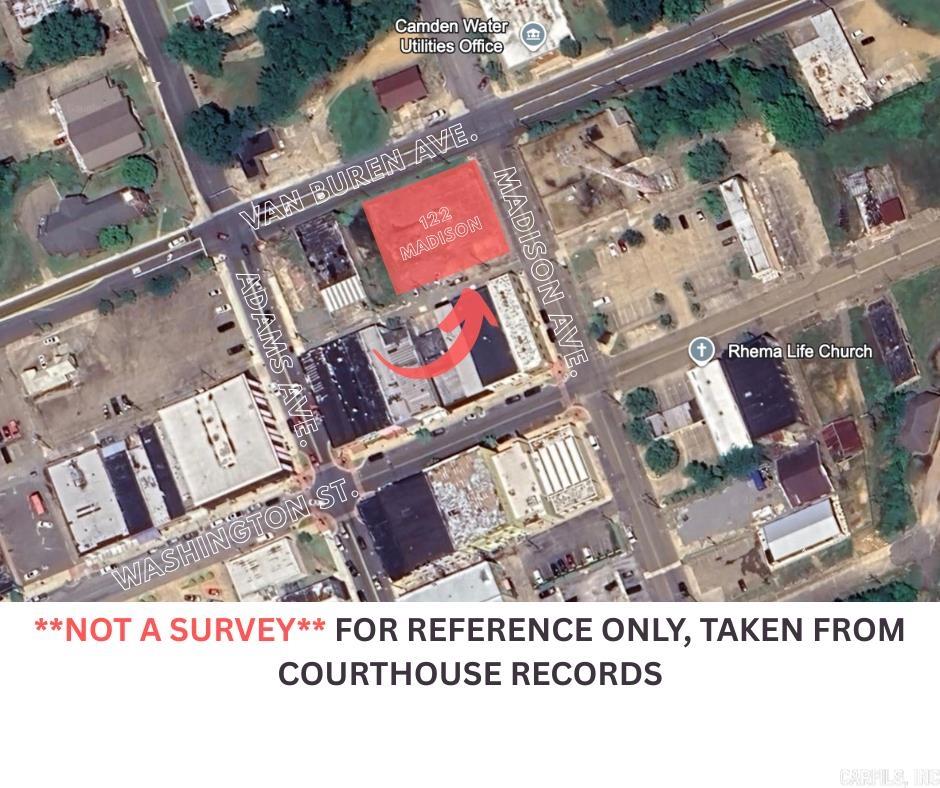 High visibility lot within downtown Camden! This 1/3 acre corner parcel has the rare advantage of 238' of road frontage, with parking on Madison Ave. There are so many creative options available to bring this land to life with C-3 zoning flexibility. It's a canvas awaiting your best ideas!