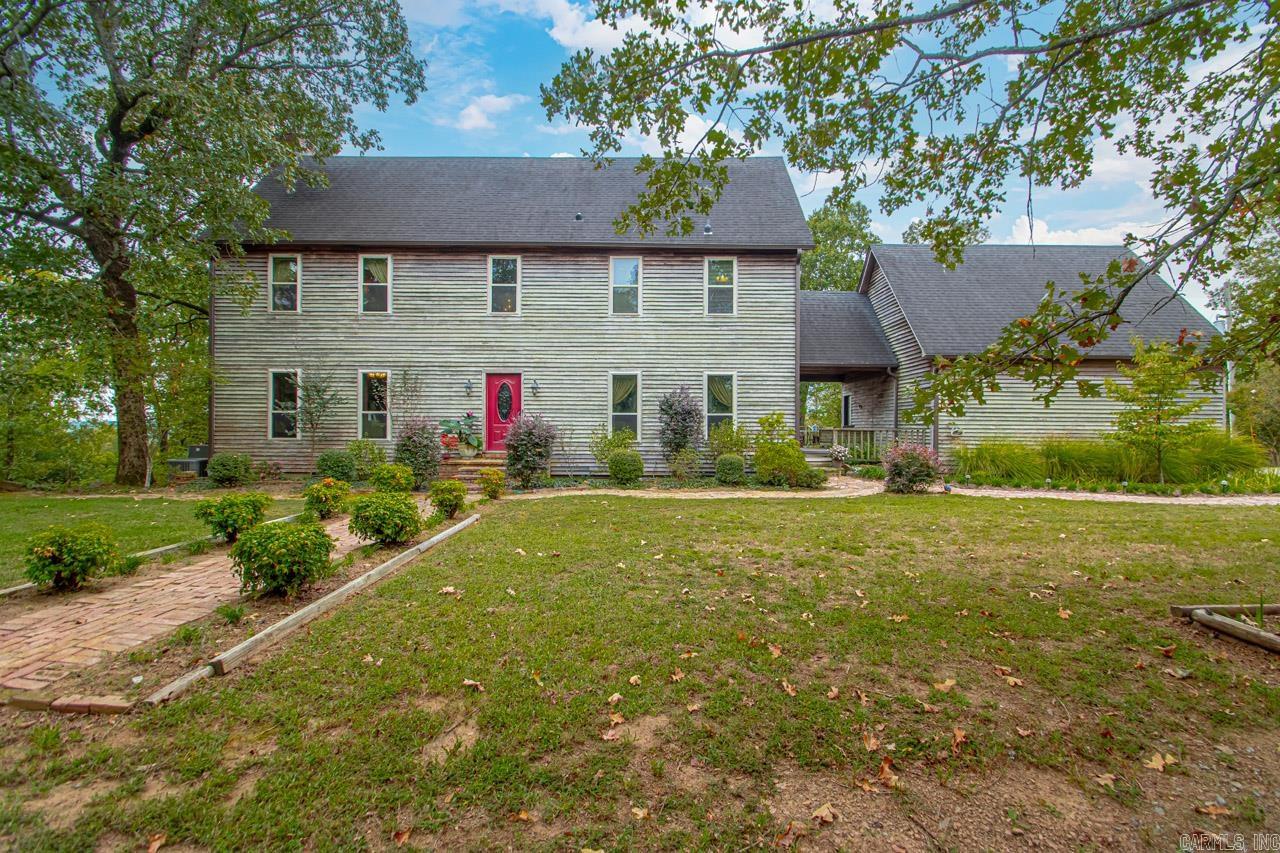 How about a 4 story, cypress sided home w/15 acres & a Beautiful Million dollar panoramic view tucked behind an automatic wrought iron gate? Then this is it! WOW!WOW!WOW! Main level has dining room that would seat 12! Huge eat in kitchen w/double oven, island, pantry, miles of granite for all the cooks! Etc! Family room that the entire family would fit in during the holidays! Across the entire back of the house enjoy the Unbelievable VIEW! 2nd floor offers a gathering space for morning coffee and the VIEW! Primary bdrm, office or bdrm & a 3rd bdrm! Top floor has 2 more bedrooms & a great space for a playroom! Now the basement! Yes! 4 floors! Yes! 6 bdrms! or 5 w/office! Family room w/wood burning stove, kitchenette, big bdrm, storage galore, full bath & enclosed screened in porch! W/yard access & a wonderful hand laid brick porch! WOW! City water & well water w/well house! Work shop! Concrete & blacktop drive! Built on the crest of the hill! I would sit out in the breezeway for hours long to enjoy the view! Last 10 years.. New roof! New Gutters! New windows! HVAC package units replaced in 2015 & 2018! We have had it measured! Appraisal done! See Agents remarks... Please!