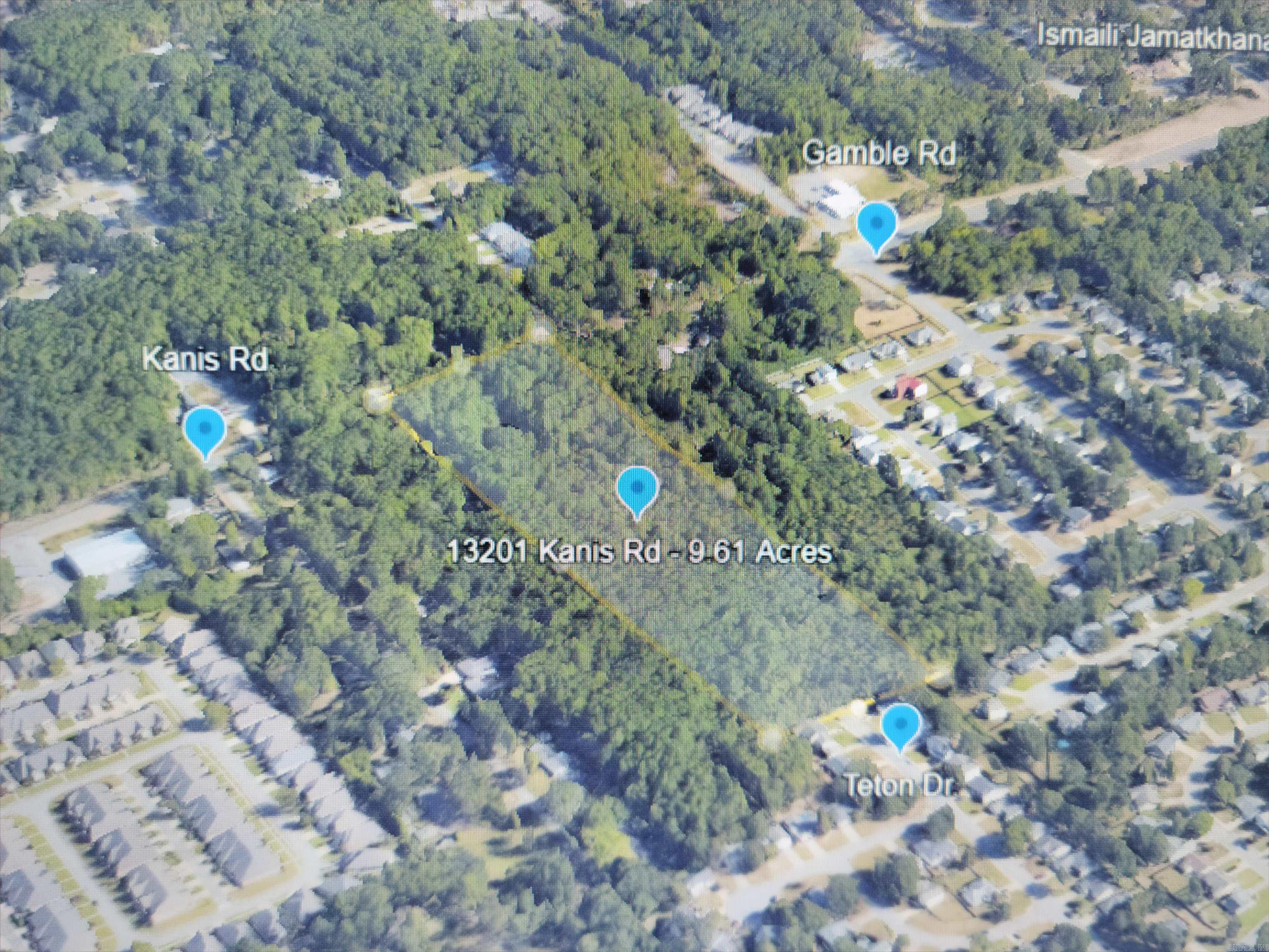 ATTENTION DEVELOPERS! 9.61 Acres of Prime Commercial or Residential located on Kanis Rd. The property has 334 feet of road frontage, with access to Teton Dr. in the Point West Subdivision at the rear. It is currently zoned R2, but several nearby sites have recently been approved for C3 and PCD zoning. Electricity is already available, with public water and sewer available at the front and rear of the property. The average daily traffic for this section of Kanis Rd is between 14,000 and 18,000 per day. The City of Little Rock has already confirmed that this section of Kanis Rd. will be widened in the near future. This property is being sold AS-IS. Please view available docs online for additional information. POF or PA Letter, and 5% Earnest Money required for all offers.***See Agent Remarks***