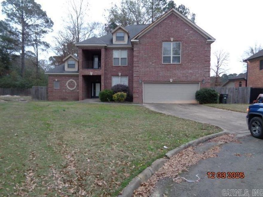 VA owned property. Two story home on a level cul de sac lot. Large Master Bedroom and Bath on Ground level. Guest bedroom and bath on ground level as well. Privacy fenced yard. Seller does not pay customary closing costs: including title policy, escrow fees, survey or transfer fees. Proof of funds required on cash transactions ; Lender Pre-Approval letter for financed offers (dated within last 30 days) “