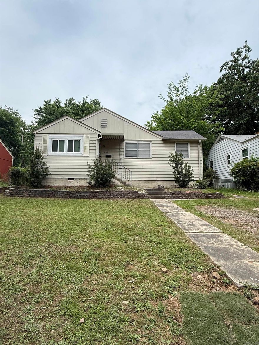 Charming opportunity at 2302 S Harrison St in an established neighborhood of Little Rock. This inviting property offers a functional layout with comfortable living spaces and abundant natural light. The home features well-proportioned bedrooms, a practical kitchen ready for personalization, and a spacious yard ideal for outdoor gatherings, gardening, or future enhancements. Conveniently located near local schools, parks, shopping, and major roadways, providing easy access to downtown amenities. Whether you're a first-time buyer, investor, or looking to customize your next home, this property presents solid potential and value. Don’t miss the chance to make it your own in a growing and accessible area.