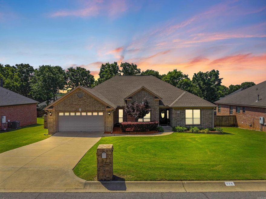 welcome Home to this inviting 4-bedroom, 2-bath beauty featuring a desirable split floor plan designed for both comfort and privacy. The spacious layout offers a dedicated dining area perfect for gatherings and everyday living. The fireplace adds a cozy comfort during the cold days of winter! The kitchen shines with gorgeous granite countertops, a new dishwasher and plenty of space to cook and entertain. Recent updates including some new flooring and a new HVAC system provide added peace of mind and modern comfort. Step outside to enjoy back yard with a privacy fence, relaxing deck and storage building - ideal for outdoor entertaining, hobbies, or extra storage space. Create your own lasting memories in this perfect place that combines functionality, charm and thoughtful updates!