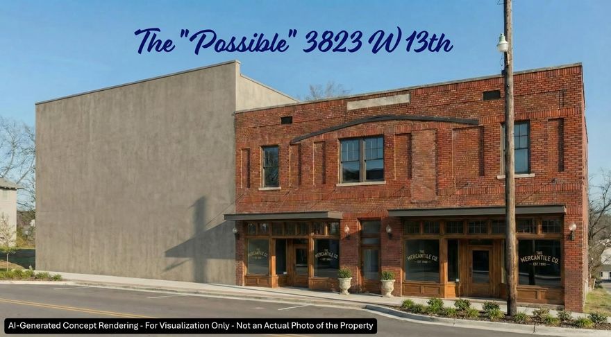 MAJOR PRICE IMPROVEMENT! INVESTOR / REDEVELOPMENT OPPORTUNITY  Vacant mixed-use building with UU zoning offered AS-IS, WHERE-IS. Approximately 4,500 SF between two levels. Ideal for investors, developers, or owner-users seeking a value-add or adaptive reuse project. Upper level previously configured as living space with 4 beds, 2 baths, kitchen area, and common space with skylight. Lower level was formerly operated as a restaurant/bar, with some original equipment remaining. Located next to the historic Lee Theater and behind the modern LRPD 12th Street Substation, which includes a café, bank, and law enforcement offices, bringing continued investment to the area. UU zoning allows flexible redevelopment potential including residential conversion, mixed-use, office, or neighborhood-serving commercial uses (buyer to verify). Building requires full interior renovation and replacement of major systems. Value based on location, zoning, and redevelopment potential. *Preliminary architectural concept plans are available for review, offering buyers a starting point for potential redevelopment ideas. No current income. Cash or renovation financing likely. Buyer to perform all due diligence.
