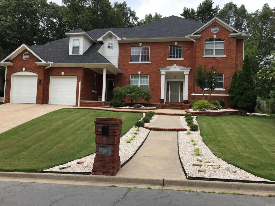 Go home to this luxury home and enjoy the tranquility. Relax in your media room and watch family favorites. Exit the P/R to a double water feature or better yet use your new private stairway from the Primary quarters. Home has lots of space, beautiful wood shiplap, centralized vacuum, a fabulous gourmet kitchen with abundant counterspace and storage. Primary suite with sitting area & gorgeous bath with huge walk-in closet. Each bedroom has its own bathroom. Roof was replaced in October 2021. HVAC replaced in 2020. Close to Restaurants & Shopping. Booties for shoes by door, Agent see remarks.