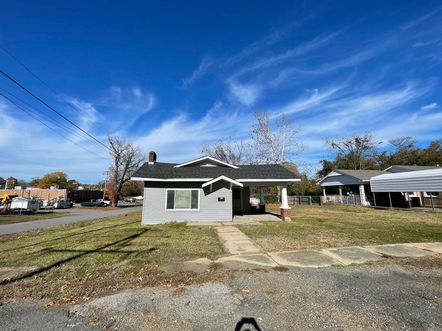 Cute home within walking distance of downtown. Home features new roof, new vinyl floors, fresh paint, remodeled kitchen and lots of updates.