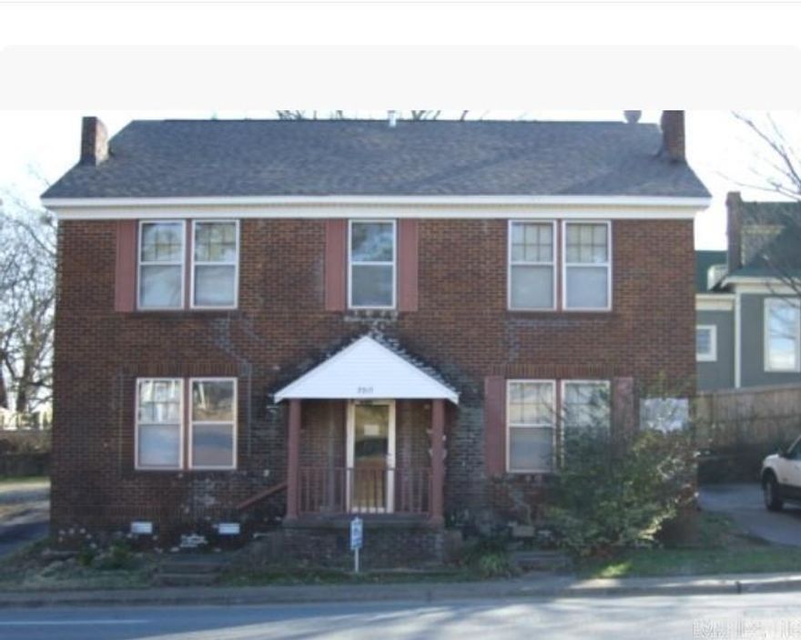 Across the street from the school for the blind. Small studio  upstairs apartment. All utilities paid by owner.