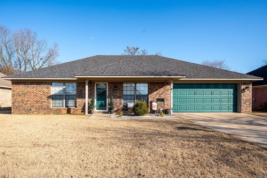 If you like for most of your space to be in the common areas of the home, then you must come see this one.  The living room holds a huge sectional and oversized chair and still has plenty of space for kids or pets to play. Your primary bath has an upgraded tiled wall and vanity. The galley kitchen has an abundance of counter space and a walk-in pantry. You'll love the covered back patio and the shady east facing, fenced backyard. The home's electric bill is currently paid by the solar panels.  The Sellers do have a contract on the solar panels and the Buyer can assume payments if they qualify with GoodLeap's. Roof and HVAC new in 2023. Water Heater 2021.