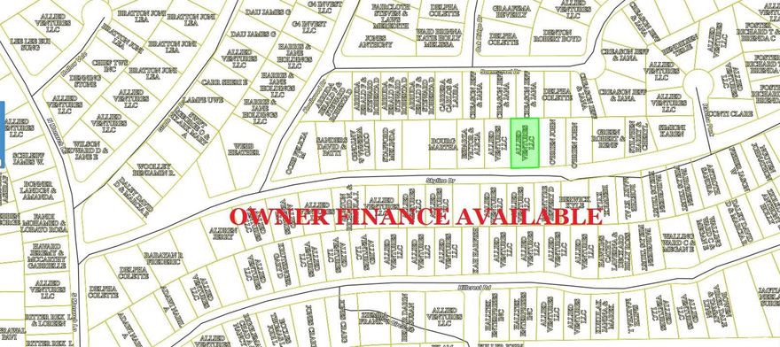 Owner-finance or cash. Area has water tap-in available, septic needed, propane needed, power available and great area amenities. Great for cabins & Airbnb investors. Simple owner-finance terms. Owner/Agent. Discount for purchasing 10 or more lots.  Parcel# 800-05723-000