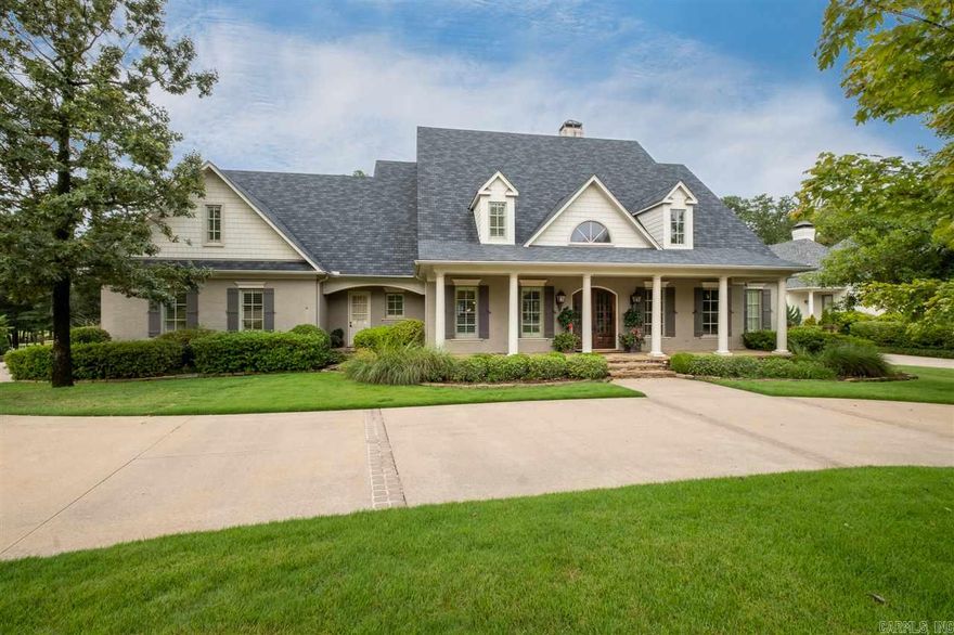 Stunning Chenal Valley traditional home overlooking Bear Den course in the Gated Germay Subdivision. Your going to love this floor plan. 4 Bed, 3 full, 2 half bath with 3 car over sized garage. Custom Built, in 2004 with only the finest finishes you'll find Impressive Woodwork and Oak Floors. Main floor includes Open Living Area, Formal Dining, Chef's Kitchen, Master Suite, Upstairs you'll find 3 additional Bedrooms, Game and Bonus Room. The Massive Backyard includes Pool with Sun Decks, and Hot Tub.