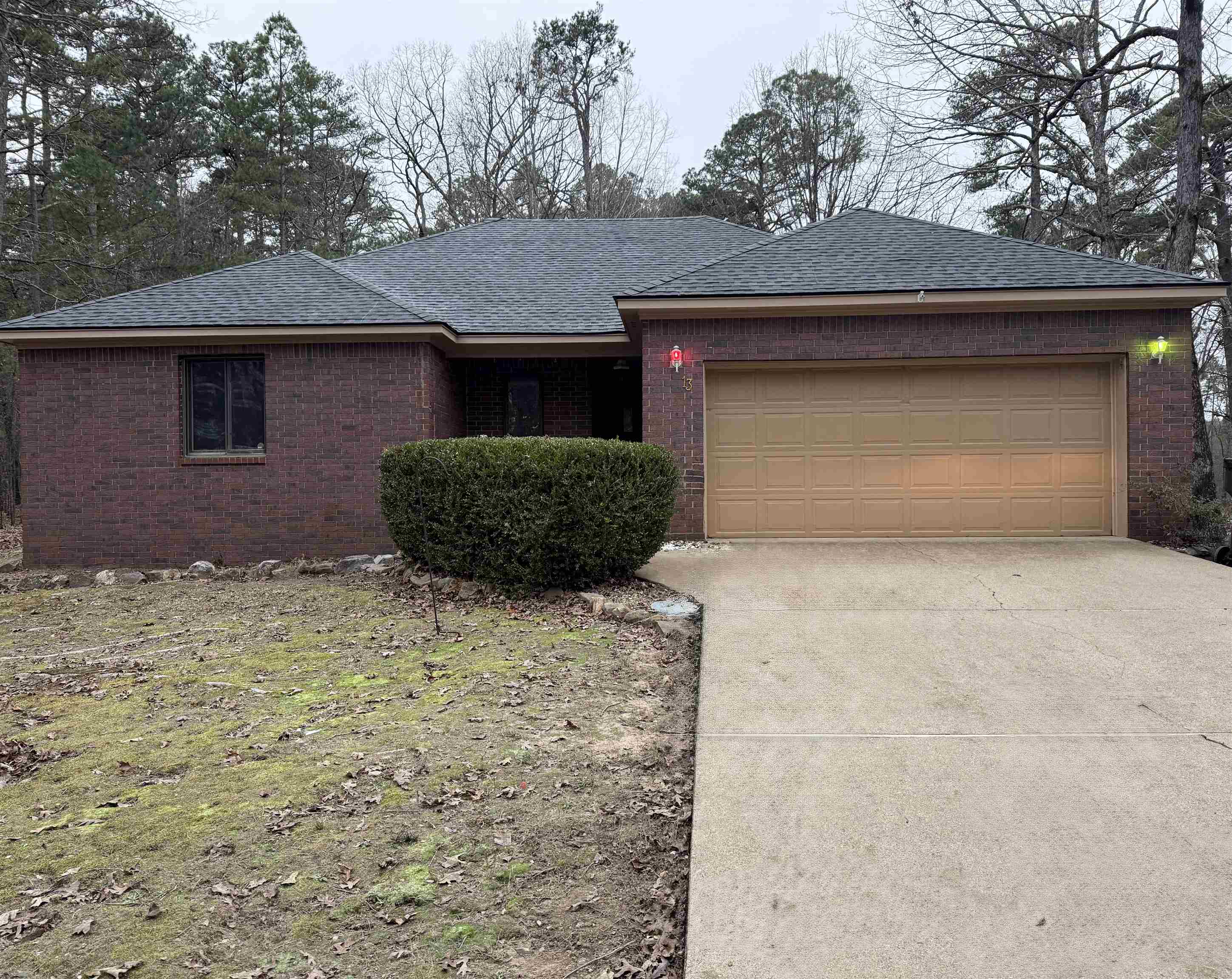 Nestled in a peaceful, private setting, this inviting 3- bedroom, 2- bathroom home offers 1,641 Sq. Ft of comfortable living space on a 0.24-acre lot. Located in a serene neighborhood, the property provides both tranquility and convenience, making it an ideal retreat for those seeking a quiet, close- knit community. Step inside to find an open floor plan with spacious living areas, perfect for entertaining or relaxing. The master suite offers a private bath and ample closet space, while the two additional bedrooms are generously sized, providing flexibility for family or guests. The backyard offers a great space for gardening, relaxation, or enjoying the peaceful atmosphere of this secluded location. This home combines privacy with convenience, being close to Hot Springs Village amenities and outdoor activities. Don't miss the opportunity to make this lovely property your own. NEW ROOF AS OF 1/7/2025!! Schedule a tour today!
