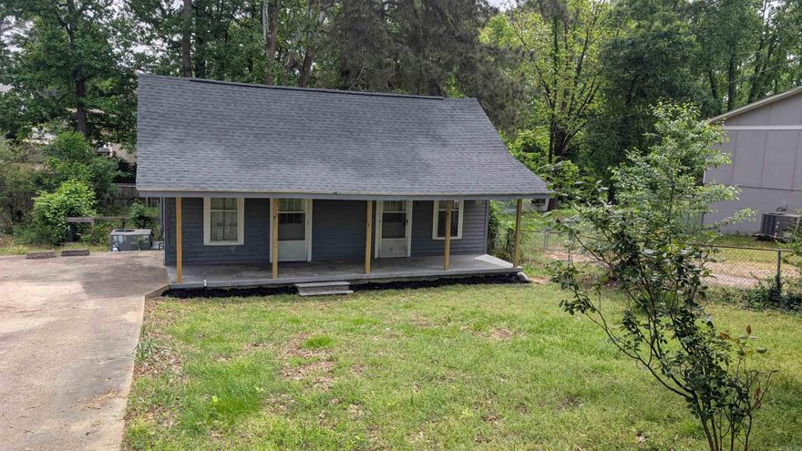 2 bedroom 1 bath house. New central heat and air installed in 2021. Water heater , lighting and floors installed in 2020. New paint in 2020. Easy access to the interstate and shopping centers. New Roof 2026. New kitchen floor.