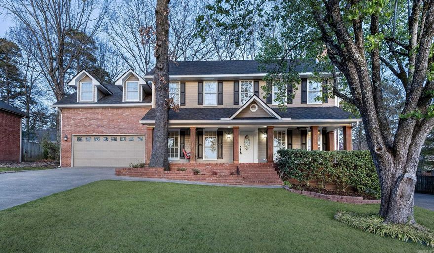 Incredible home on a cul-de-sac with room for everyone!  Four bedrooms all upstairs, 2 full baths plus a huge bonus room!  Downstairs offers formal dining, kitchen with breakfast area, large living room with fireplace, 1/2 bath, laundry room an office!