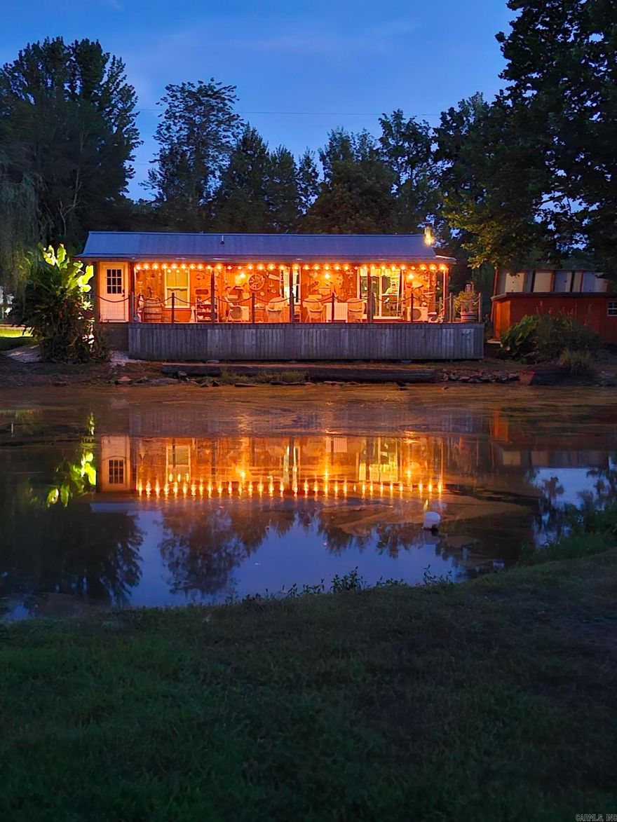 Welcome to paradise! This property host a beautiful up to date 3-bedroom 2 bath home, and a 1 bedroom 1 bath detached cabin built in 2016; Top of the line materials used in both homes. It sits on a beautiful 5-acre oasis with a one-acre stocked pond, multiple fruit trees, a vineyard, 18 X 20 greenhouse, a 25 X 30 workshop, a 12 X 20 food storage shed with extra sleeping quarters, a chicken coop and multiple other sheds.  The stunning bridge on the property makes it easy to view it all on a cart or by foot.  This is the perfect property for multi-family use or for extra income property with a rental onsite.  Located minutes from Lake DeGray it is a must see for the area.  Call today for a showing.