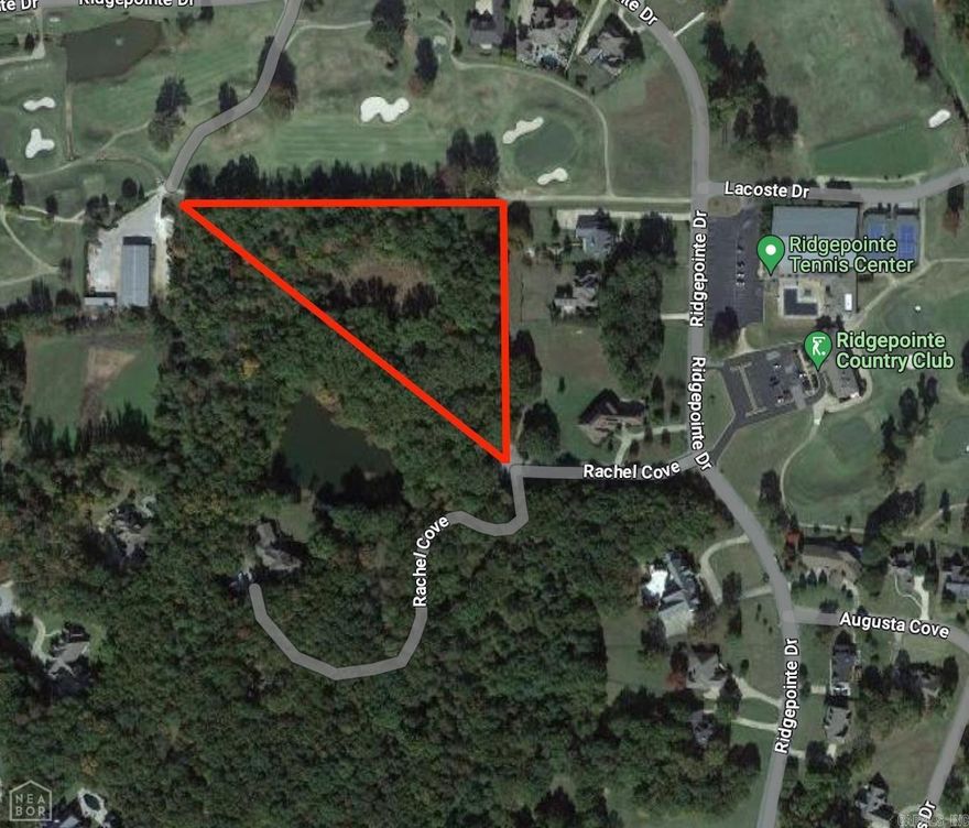 Beautiful and secluded lot located in a desirable neighborhood of Ridgepointe. The only multi acre private lot left in the neighborhood and a rare find. This lot offers both privacy and the option of amazing golf course  views if desired. A must see!