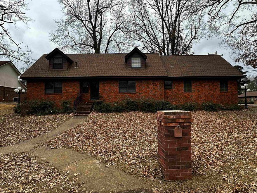 Spacious two-story all-brick home on a desirable corner lot in Malvern, offering 2,486 sq ft and endless potential with the right updates. The main level features a primary bedroom with en-suite bath, guest half bath, formal dining room, kitchen, and a large living area. Upstairs includes two additional bedrooms, a full bath, and an oversized bonus room ideal for a game room, media room, or potential 4th bedroom. Fenced backyard with deck and storage building. Solid structure, great layout, and excellent location make this a true value-add opportunity for investors or renovation-minded buyers. Being sold AS-IS. Cash or renovation financing preferred.