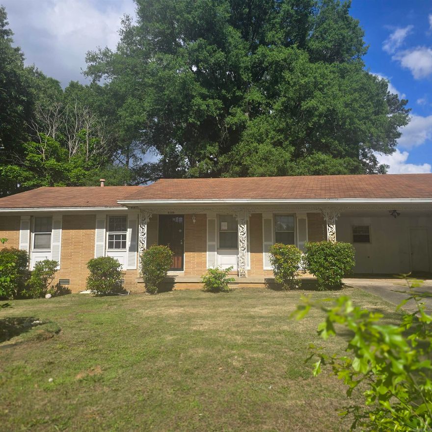 Prime investment opportunity in a solid Little Rock neighborhood!! This 3-bedroom, 2.5-bath home on a generous .27-acre lot is ready for the right buyer to unlock its full potential. The functional floor plan includes a bonus flex room - ideal for maximizing rental appeal or resale value - plus a 2-car carport that tenants and future buyers will love. The surrounding neighborhood features strong comparable sales and continued buyer demand, making this an ideal add to any investment portfolio. With great bones and a fantastic neighborhood, this property is ready for your personal vision and finishing touches. Sold AS-IS. Bring your creativity and build instant equity in a community worth investing in. Schedule your showing today!!