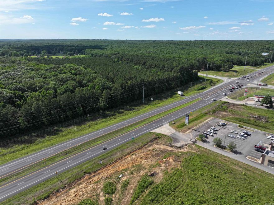 High traffic area in Cabot. Already zone commercial. Over 2.5 acres to build a business or multiple businesses.