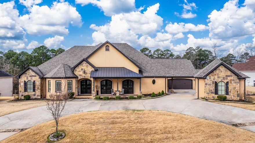 We’re in the beautiful Chenal Valley this morning to check out this tremendous 4 Bed 3.5 Bath that has golf course access and great views… With the nice circle driveway and spacious covered front porch with the Mountain Views, you’re welcomed home through double doors into your immediately impressive open plan with cedar floors and the gorgeous great room with  custom built-ins and access to your immaculate screened in veranda with the gas fire and chef station before your deck that overlooks your flat and fully fenced yard backing up to protected greenery.  The kitchen is incredible, having two quartz islands, a breakfast bar, the James Hayes lighting, a nice breakfast area and spacious box ceiling hearth room with the large gas log fire wrapped with views over the yard.   Privately set apart on the main level is your oversized primary suite with a wall of windows and private access to the veranda, as well as a storm shelter / safe closet, plus the double / knee-space vanity, walk-in seated shower, jetted tub, and walk-in closet.  To the left of the foyer is the bay windowed office and private half bath, and to the right is your dining room and hall to your Jack & Jill style guest