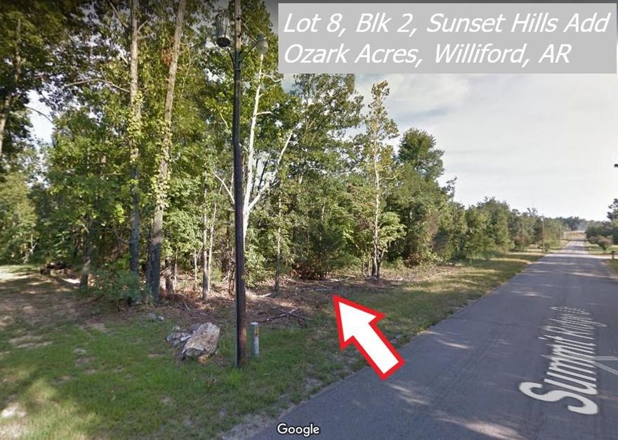 Enjoy peaceful Ozark living at its finest in beautiful Ozark Acres! This wooded lot is an acre in size, so you'll have plenty of space to build the home of your dreams. There are very few restrictions, and you'll have access to two lakes for great fishing and swimming. Utilities at road with fire station just down the road. Less than 7 miles to downtown Hardy for shopping and access to Spring River