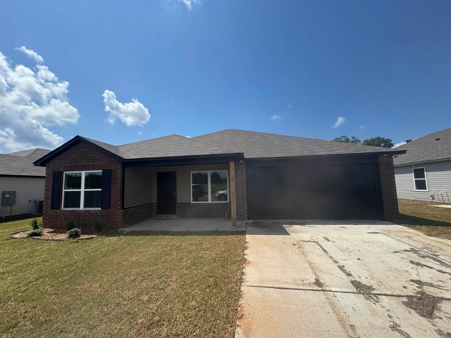 Discover the captivating Carnegie II plan, distinguished by its inviting covered entryway and beautifully landscaped front yard that exudes curb appeal. This thoughtfully designed home encompasses 4 bedrooms and 2 bathrooms, providing ample space for comfort and privacy. The spacious living room offers a welcoming environment for relaxation and gatherings. The kitchen is a chef's delight, equipped with energy-efficient appliances, abundant counterspace, and a convenient pantry for storage. The adjacent laundry room, situated just off the garage, ensures practicality for families of any size. The master suite includes a luxurious walk-in closet, enhancing the home's appeal and functionality. Explore more about this remarkable home today!   **SEE SHOWING REMARKS & AGENT REMARKS FOR IMPORTANT INFORMATION**