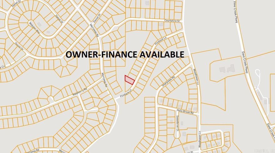 Owner-finance for easy terms. Cash buyers can pay by debit or credit card as well. Nice size lot to develop or hold for future value. Public water and electric are available to run to property and will need septic. Owner/agent. Finance is an extra $50 with no interest or prepayment penalty. 5 months at $180 and closing costs are included. Buyer responsible for any/all taxes and lots sold "as-is".  Parcel ID# 4410-02060-0000