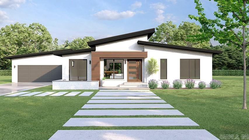 Discover river-view living at its finest on Dry Fly Court! This 1,896 sq ft new construction modern home offers 4 bedrooms, 3 baths, and a 25’ x 31’ detached garage —plenty of space for your trout boat and more. Located at Denton Ferry Bottoms Subdivision along the legendary White River, you’ll enjoy one of the Ozarks’ most famous trout-fishing destinations right outside your door. Inside, vaulted ceilings, quartz countertops, and European kitchen design create a sleek, modern feel, complemented by durable luxury vinyl flooring. The primary suite is designed for relaxation with a spa-like walk-in shower and a separate soaking tub. Step outside to enjoy both a covered and open patio, perfect for entertaining or soaking in the river and country views. Whether you’re casting for trout, hosting friends, or taking in serene sunsets, this property blends comfort, quality, and natural beauty. Life on the White River makes every day feel like a retreat in the Ozarks. Estimated completion date May 2026