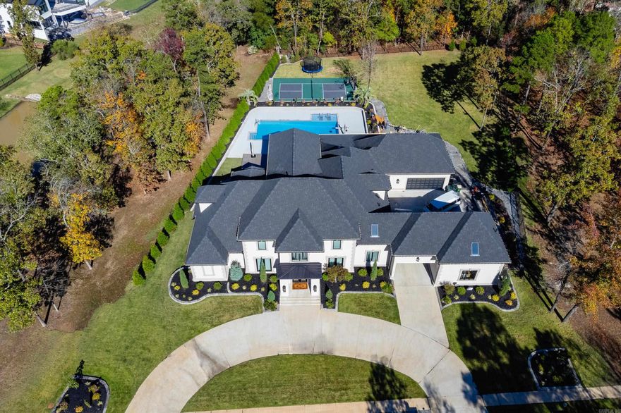 This gorgeous home, located in the gated Valley Falls neighborhood, has been taken to the studs and rebuilt into an entertainers dream home!  The primary suite is on the main floor with a sauna, workout room, huge walk-in closet and a bathroom that feels like you're at a luxury resort.  The backyard features a brand new heated pool, hot tub, firepit, and pickleball/basketball court.  All 6 bedrooms are en suites with 2 down and 4 up and have their own HVAC control.  The kitchen has Thermador appliances, quartz countertops, and an 8 burner commercial stove.  It features 3 laundry areas, a walk-in pantry, a formal living room, a den, a dining room, a large game room, a media room, and a 4 car garage.  All new electrical, plumbing, two commercial tankless water heaters, Anderson windows, roof, flooring, sheetrock, whole attic encapsulated with spray foam, cabinets, landscaping, irrigation, and more. Call to see it today!