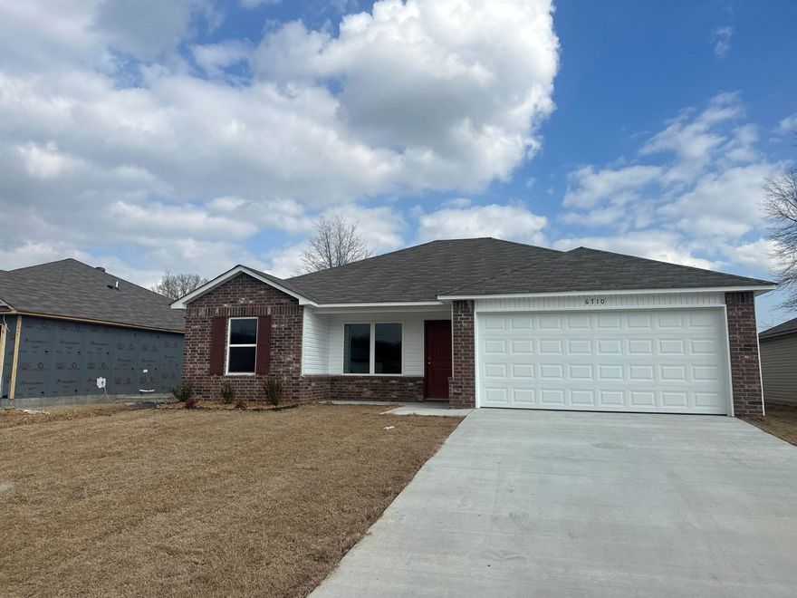 The Franklin plan is a time-tested fan favorite! Come tour this open concept plan today.   Valuable upgrades include: 14'x7' uncovered patio, soaker tub/shower combo in Master Bath, plumbing faucet upgrade 2, 8" deep Kitchen sink, flush laminate bar top in Kitchen, Luxury Vinyl Plank flooring in wet areas and Living Room and adjacent hallways, raised ceilings in Living Areas per municipal requirements, fiberglass exterior doors, Cheyenne style doors, baseboards level 2, LED disk lights in Kitchen, level 1 ceiling fan in Living Room, stainless steel appliance package.     THIS HOME IS SCHEDULED TO BE COMPLETE IN MARCH 2024.  $30 initial assessment due at time of closing.   PLEASE NOTE: the mailing address for this home is North Little Rock. However, the community falls inside the town of Sherwood.   ***AGENTS: PLEASE SEE SHOWING REMARKS/AGENT REMARKS FOR VERY IMPORTANT INFORMATION.***