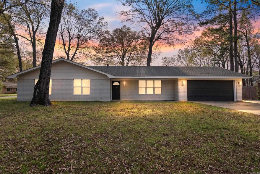 Step into modern comfort with this beautifully updated 4-bedroom, 2-bathroom home, offering 1,651 sq. ft. of thoughtfully designed living space. Nestled on a spacious corner lot, this home boasts incredible curb appeal and a prime location. Completely renovated in 2021, this home features modern finishes throughout, including new flooring, updated bathrooms, stylish light fixtures, and a sleek kitchen with stainless steel appliances, quartz countertops, and ample cabinet space. The open-concept living and dining areas provide the perfect setting for entertaining. Outside, enjoy a fenced yard with endless possibilities—ideal for gardening, outdoor gatherings, or simply unwinding. Located in a desirable neighborhood, this home is close to schools, shopping, and dining. Don’t miss out on this move-in-ready gem—schedule your showing today! Seller is offering a 1 year home warranty.