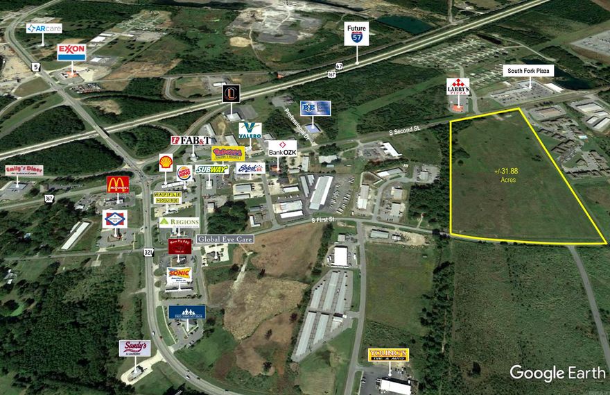 Versatile site! Industrial, Multi-family or Retail! Level with all Utilities, quick access to Hwy 67/167. Site features include 700' of frontage on S. 2nd St. & 850' along 1st St.  Other area commercial includes South Fork Plaza, Larry's Pizza and Farmers Association.  Property is zoned I-1 for Industrial, however the property could be easily rezoned for multi-family or retail. Call office for additional details.