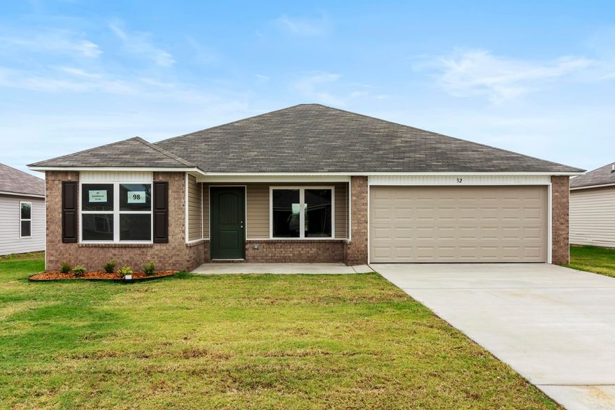 The time-tested Carnegie II plan is a fan favorite. Come see why this 4-bedroom plan has been the most popular for years!   Thoughtful upgrades included in this home: 14'x10' uncovered patio, soaker tub/shower combo in Master Bath, plumbing faucet upgrade 2, 8" deep Kitchen sink, 16" laminate bar top in Kitchen, Luxury Vinyl Plank flooring in wet areas and Living Room and adjacent hallways, raised ceilings in Living Areas per municipal requirements, fiberglass exterior doors, Cheyenne style doors, baseboards level 2, LED disk lights to Living Room, full sod, stainless steel appliance package.       $50 initial assessment due at closing.  *** AGENTS, SEE SHOWING REMARKS OR AGENT REMARKS FOR VERY IMPORTANT INFORMATION. ***  THIS HOME IS SCHEDULED TO BE COMPLETE IN LATE SEPTEMBER.