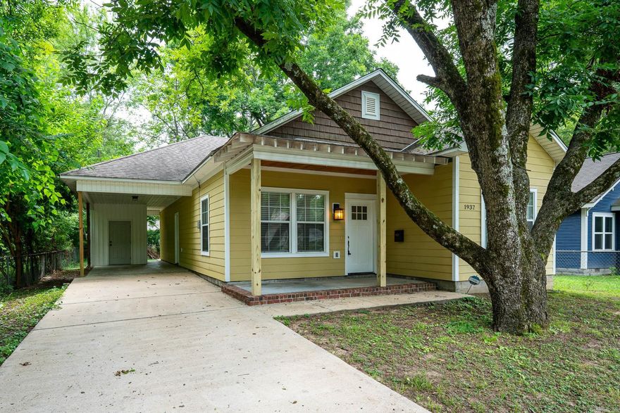 Charming Downtown Conway Gem! Welcome to this beautifully maintained 3-bedroom, 2-bath home nestled in the heart of downtown Conway. Enjoy peaceful mornings and relaxing evenings on the covered front and back porches, or entertain on the spacious back deck in your fully fenced yard. Inside, you’ll find a desirable split floor plan with wood floors in the main living areas, tile in the bathrooms and laundry room, and cozy carpet in the bedrooms. The kitchen shines with granite countertops and stainless steel appliances, while the large laundry room and extra storage room in the carport offer added convenience. The private master suite features dual sinks and a generous walk-in closet. With charm, functionality, and a prime location, this home has everything you need for comfortable living in one of Conway’s most sought-after areas!