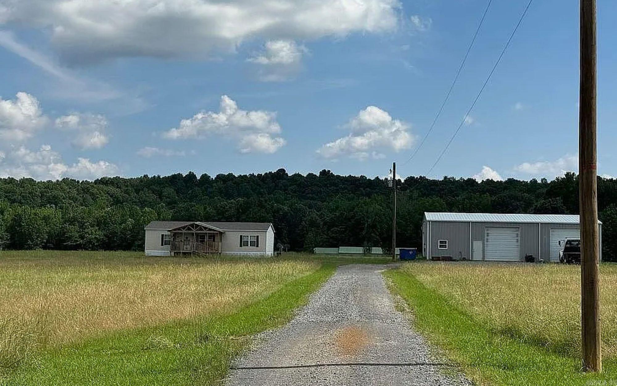 3 bed 2 bath 1350 square ft Manufactured Home on Permanent Foundation and Insulated Shop on 14.90 acres. Property is open Pasture. For Sale by owner