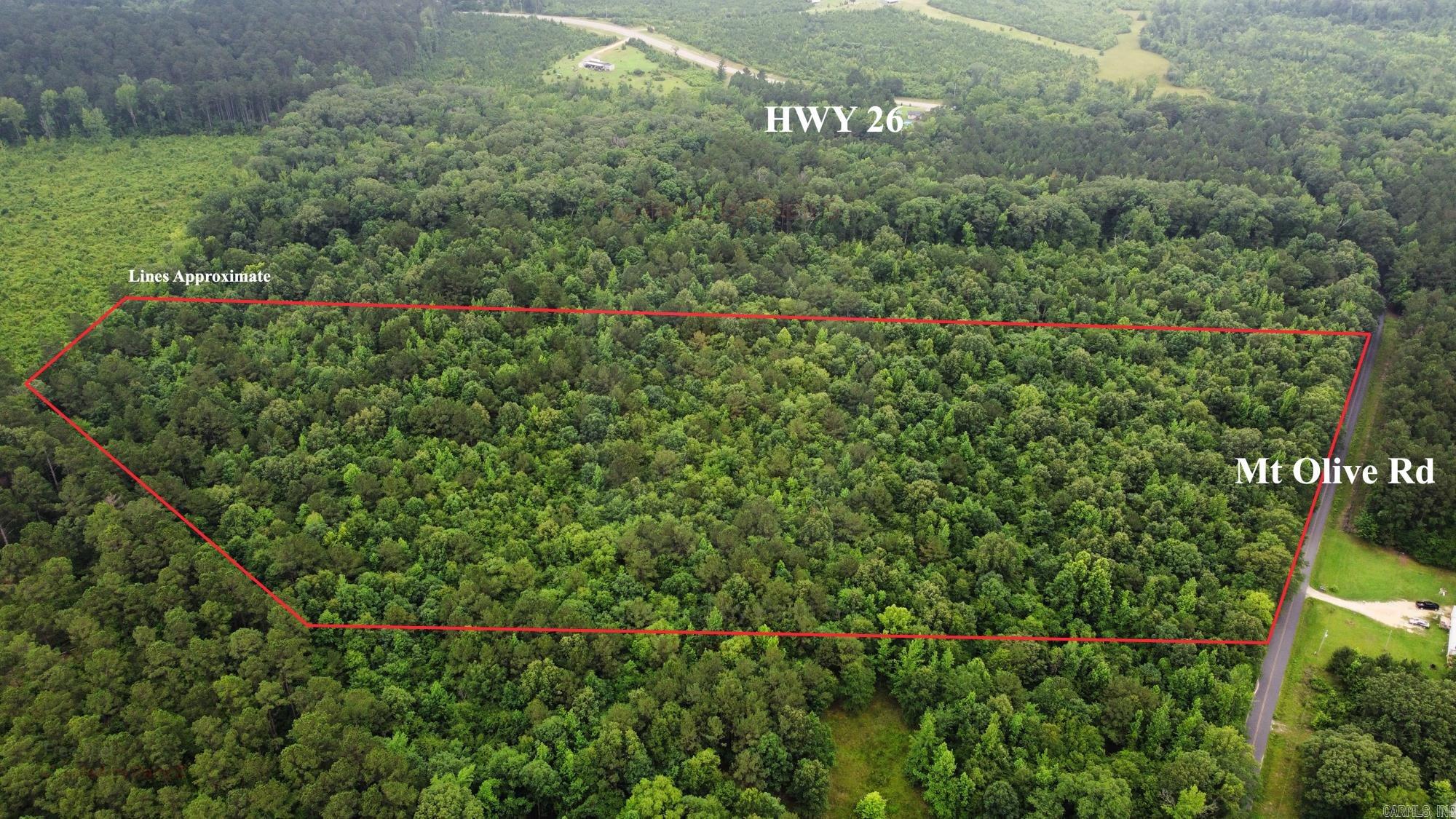 Located in Clark Co Arkansas just 12 miles from Arkadelphia and Interstate 30, this property of 15.05 +/- acres offers great opportunities for those looking for privacy to build their dream home. This property offers excellent hunting opportunities as well with the western border joining Big Timber WMA. With access on the paved Mt Olive Rd, the recently surveyed property is made of a mixture of pines and different hardwood species. The terrain is relatively flat with the elevation slightly increasing as you move west through the property. Power is on the road along with water. A perc test was completed and passed as of 4/28/25. In addition to the proximity of Arkadelphia, the property is only 20 Miles from Lake Degray State Park! 50 miles from Hot Springs and 80 miles from Little Rock.
