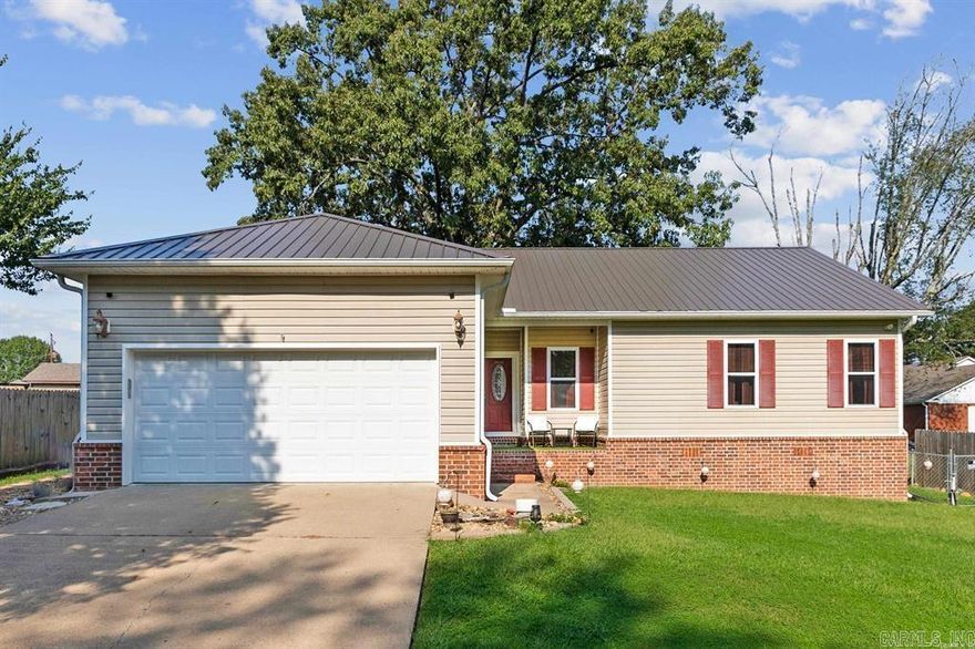 Incredibly maintained house just minutes from the interstate in Malvern! 3 bedroom 2 bath with a flowing floorplan. Amazing outdoor spaces with multiple seating areas, fire pit, pool, storage building, covered rear deck, and stone walkways. New standing seam metal roof and HVAC. Pool is only a year old. Fantastic place to entertain! Come and check it out!