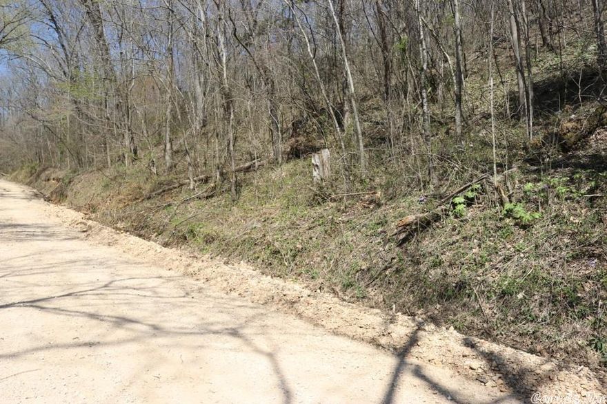 No.02264- 14 Acres of Wooded Land For Sale- If you are looking for a place to park a camper close to Mountain View you have found it. This tract has no restrictions with a road and pad built to park a small camper. The pad overlooks a pretty view of dry creek and the Ozark Mountains. property had a new survey this year. City Water is available, and power crosses the property. No perc test required. Set a water and power meter and you are ready to camp. The land is steep by the pad but once up on top there is quite a bit of flat to eventually build one day or start tomorrow. Great access off a gravel county road. Short drive to the Ozark National Forrest, Blanchard Springs Caverns, and the White River. Come see it today! $35,000.