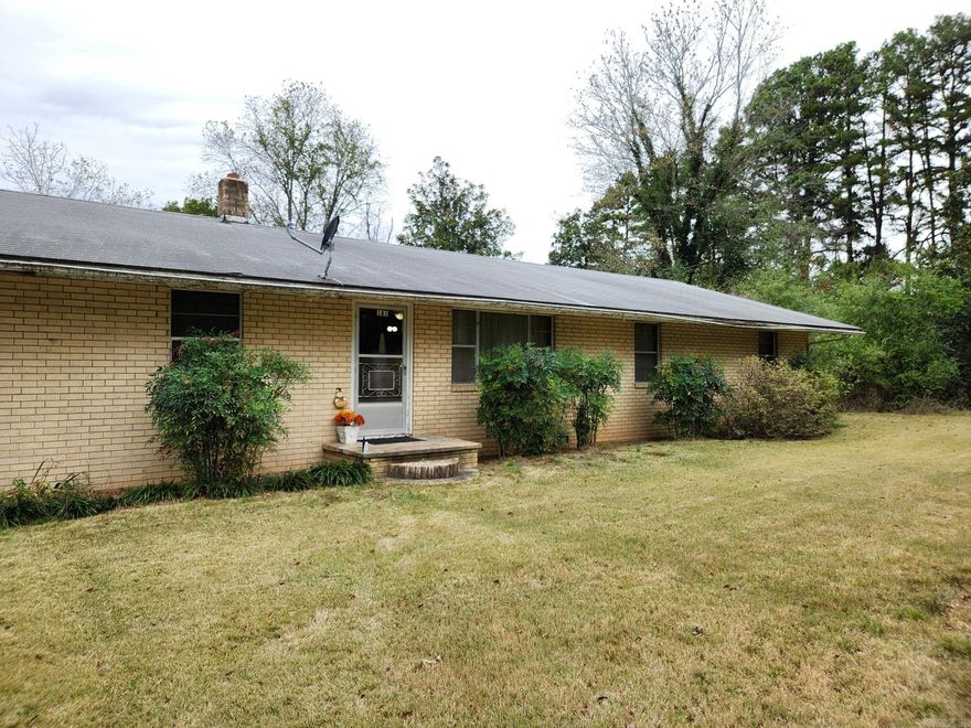 To be sold as-is, This large, 1829 Sq. ft. home sitting on 2.5 acres is ready to be transformed! Large rooms, wood floors, bonus room off kitchen, knotty-pine lined single car garage, shop building, fenced back yard, Potential-Potential-Potential!