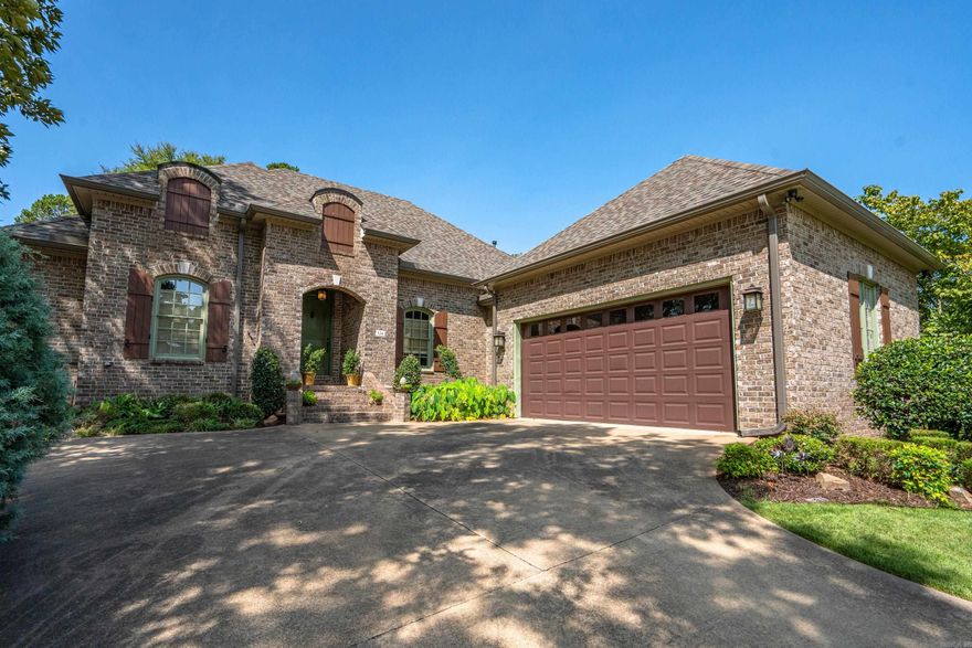 Behind the gates of Red Oak Ridge is home to this sophisticated yet cozy stunner. Thoughtfully laid out offering 3 beds and 3 full baths, Whether hosting the holidays or entertaining family and friends, 2 living spaces with 2 fireplaces will make it a breeze.  The kitchen is well appointed and offers a large island that is open to the den area.  A covered patio is the perfect pairing after work with your favorite drink.  Red Oak Ridge offers convenient garden home living, wooded walking trails with stunning views to stay active, 2 private fishing lakes, and access to a community pool. Red Oak Ridge is a short drive to Garvan Woodland Gardens, Lake Hamilton or Lake Catherine and a short distance to local shopping and medical services. Buy it today.  Start living the good life tomorrow.