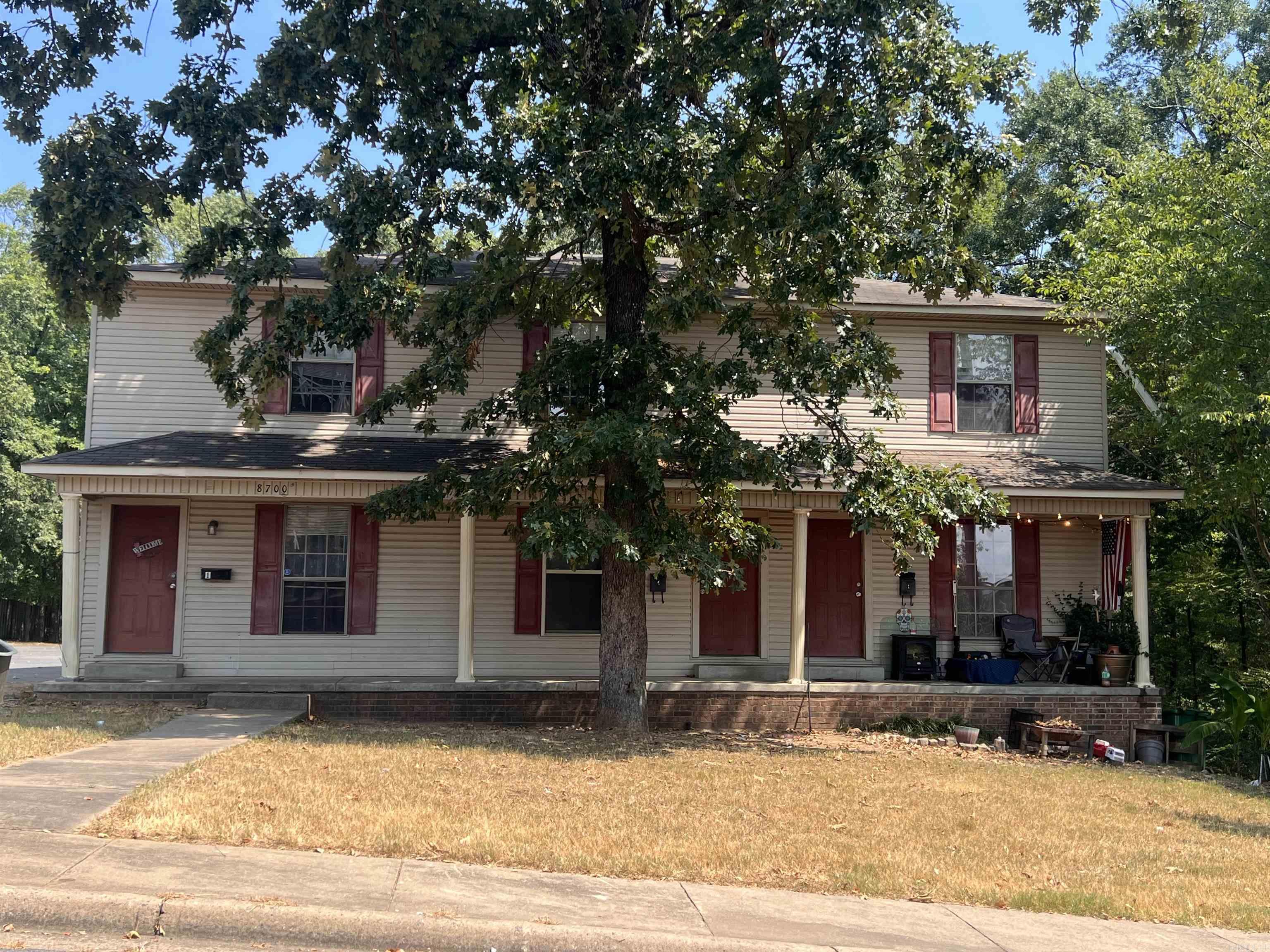 Great investment opportunity that's already cash-flowing with some room to increase rental income even more. The two adjacent triplexes (8700 & 8702) being sold together ($675,000 total asking price) are also on separate parcels, so they could be purchased with two traditional mortgages for more favorable financing terms if desired. Driveway & rear parking shared by all tenants. Numerous improvements/repairs completed in the last 12 months to reduce maintenance costs. Both buildings are all-electric and all utilities are metered separately. Owner pays for yard/grounds maintenance & upkeep.
