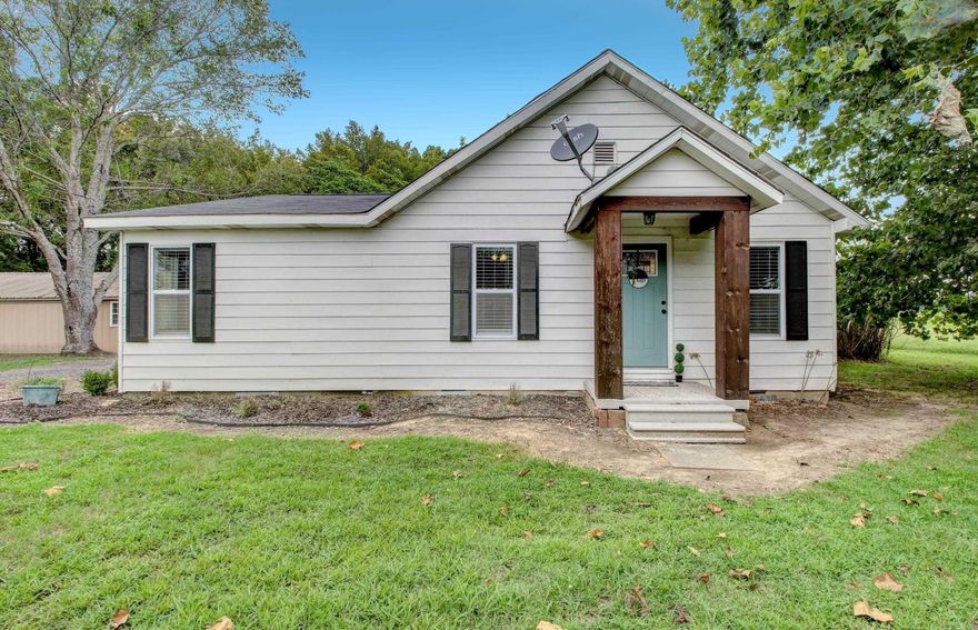 Lovely Home off Highway 13 North in Carlisle! Remodeled within the last 5 years, updates include HVAC, roof, windows, electrical panel, plumbing, LVP flooring, sheetrock, bathrooms, lighting and insulation. This home is an open concept with farmhouse touches throughout. Butcher block countertops are featured in the kitchen. Some rooms have the original tongue and groove ceilings and there is a shiplap wall in the living room. The sunroom is not included in the square footage of the home. An expansive deck with a covered pergola is perfect for summer and outdoor entertaining. The 36x25 shop is has electricity and work benches. Come see this one today!